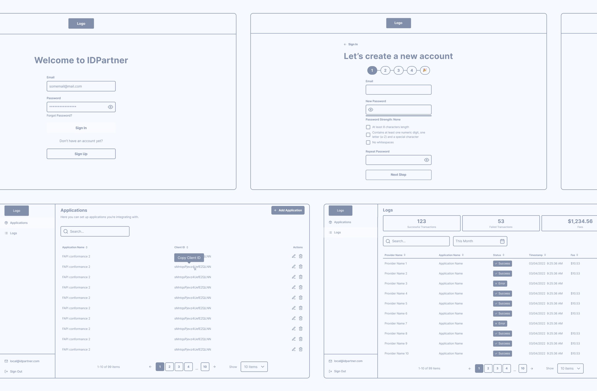 Wireframes